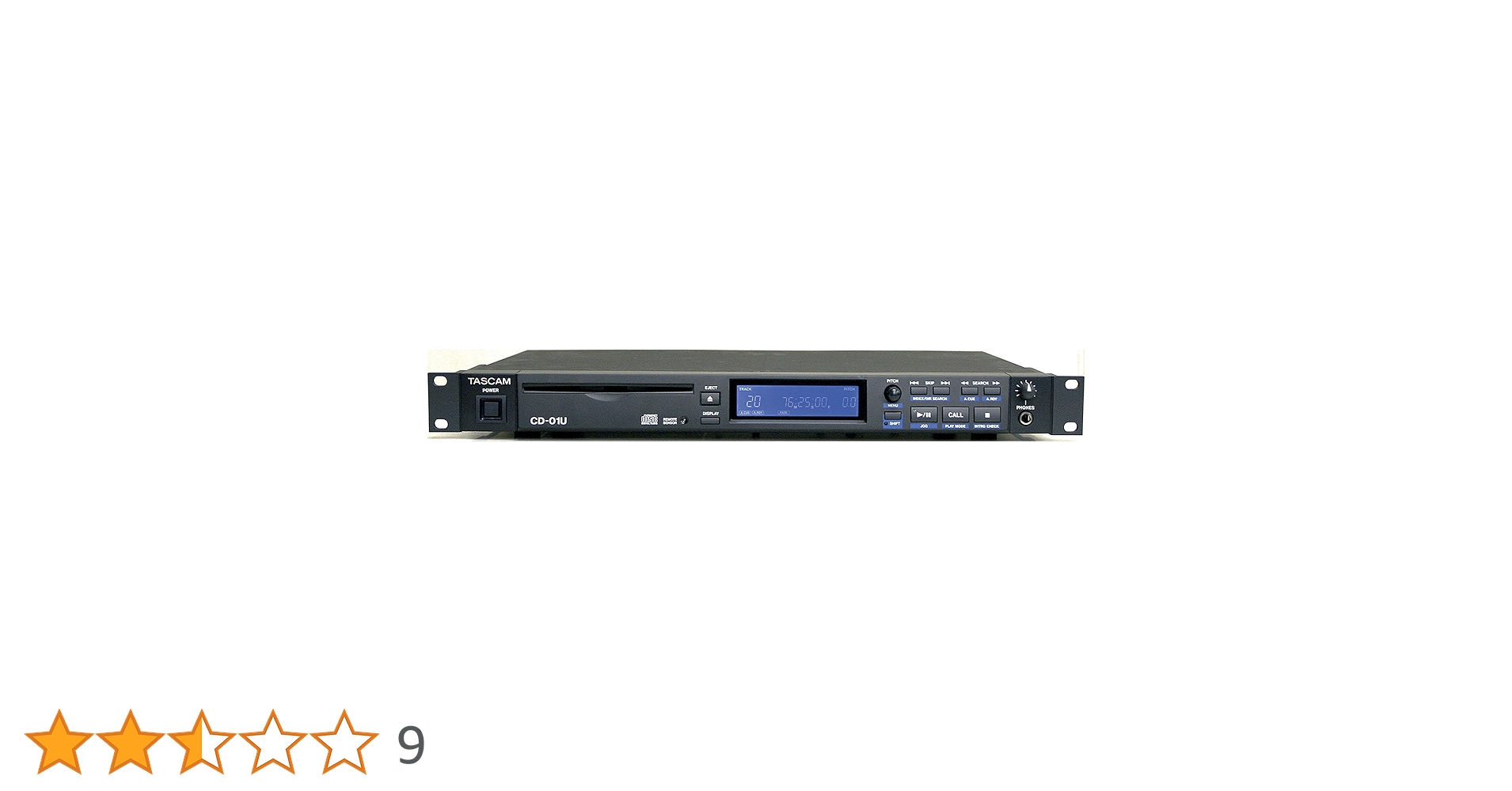 TASCAM - 【極美品】TASCAM CD-01U タスカム CDプレーヤー 業務用 CD-01U | 業務用 1U CD プレーヤー | TASCAM (日本)