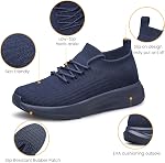 Mens Slip on Walking Shoes Comfort Sock Shoes Non Slip Mesh Casual Running Sneakers