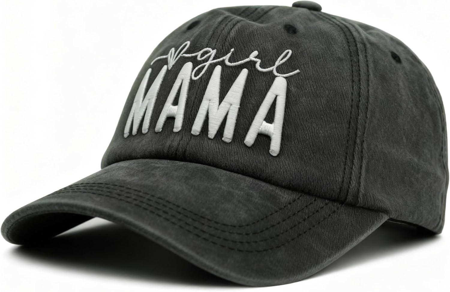 Girl Mama Baseball Caps Classic Adjustable Denim Dad Hat Snapback - Image 2