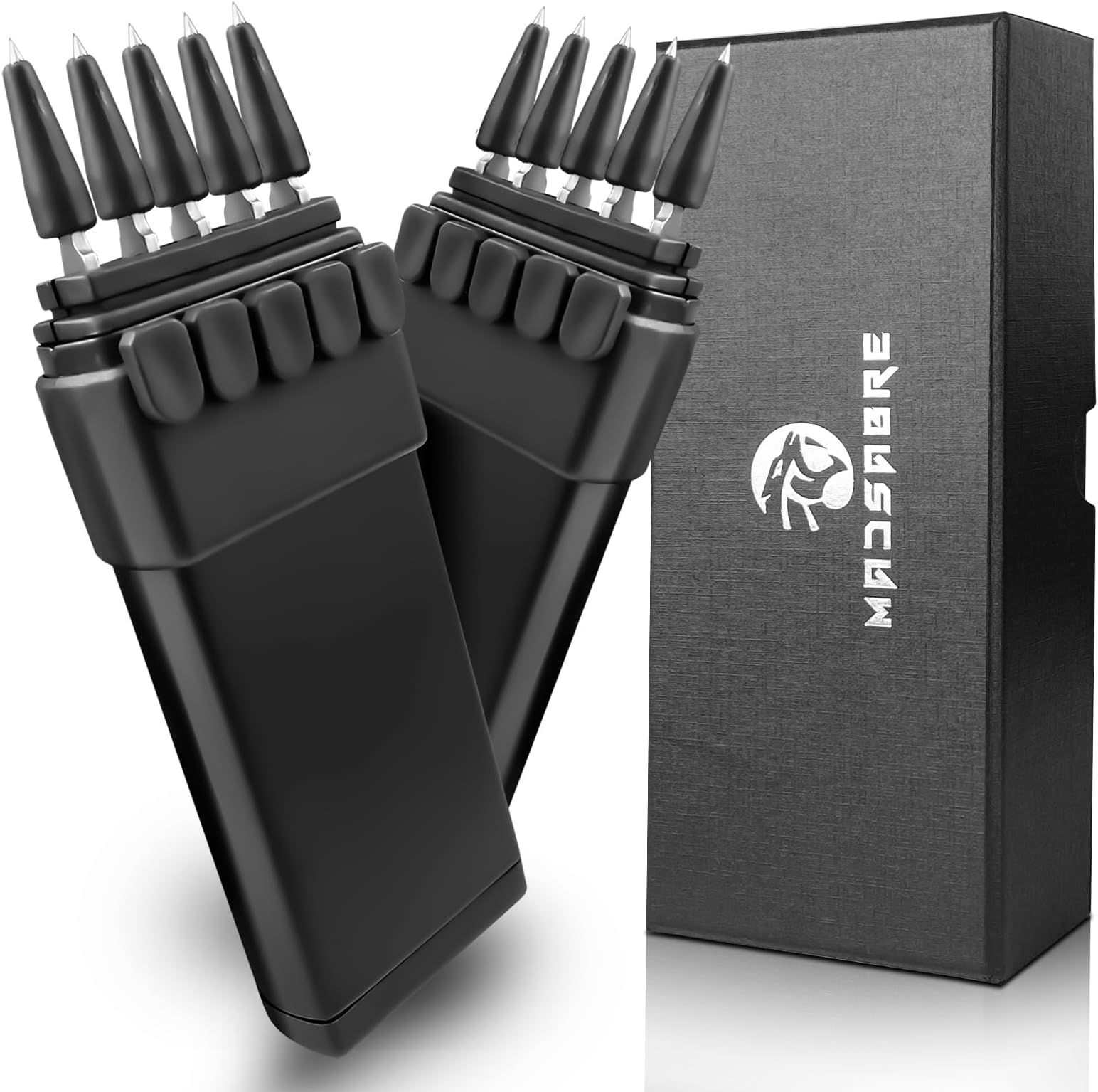 MADSABRE Ballistic Dart Launcher, Metal Darts Accurate Shooting for Hunting Camping Shooting Self-Defense and Survival