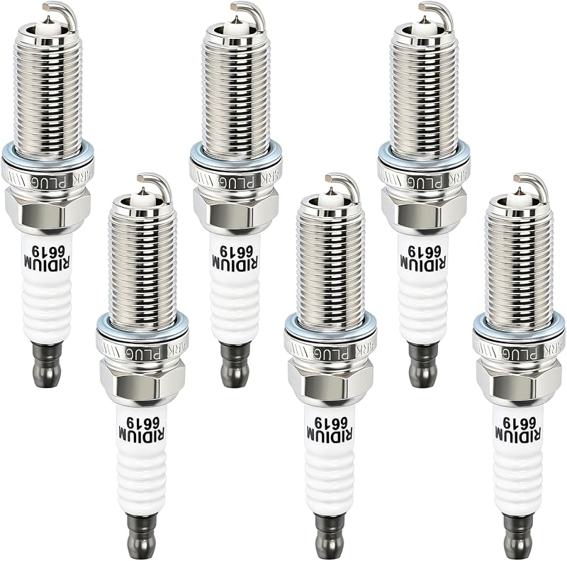 Vela de ignição de irídio RLP 6619 LFR6AIX-11 para Toyota, BMW, Lexus e Subaru – Conjunto com 6 unidades