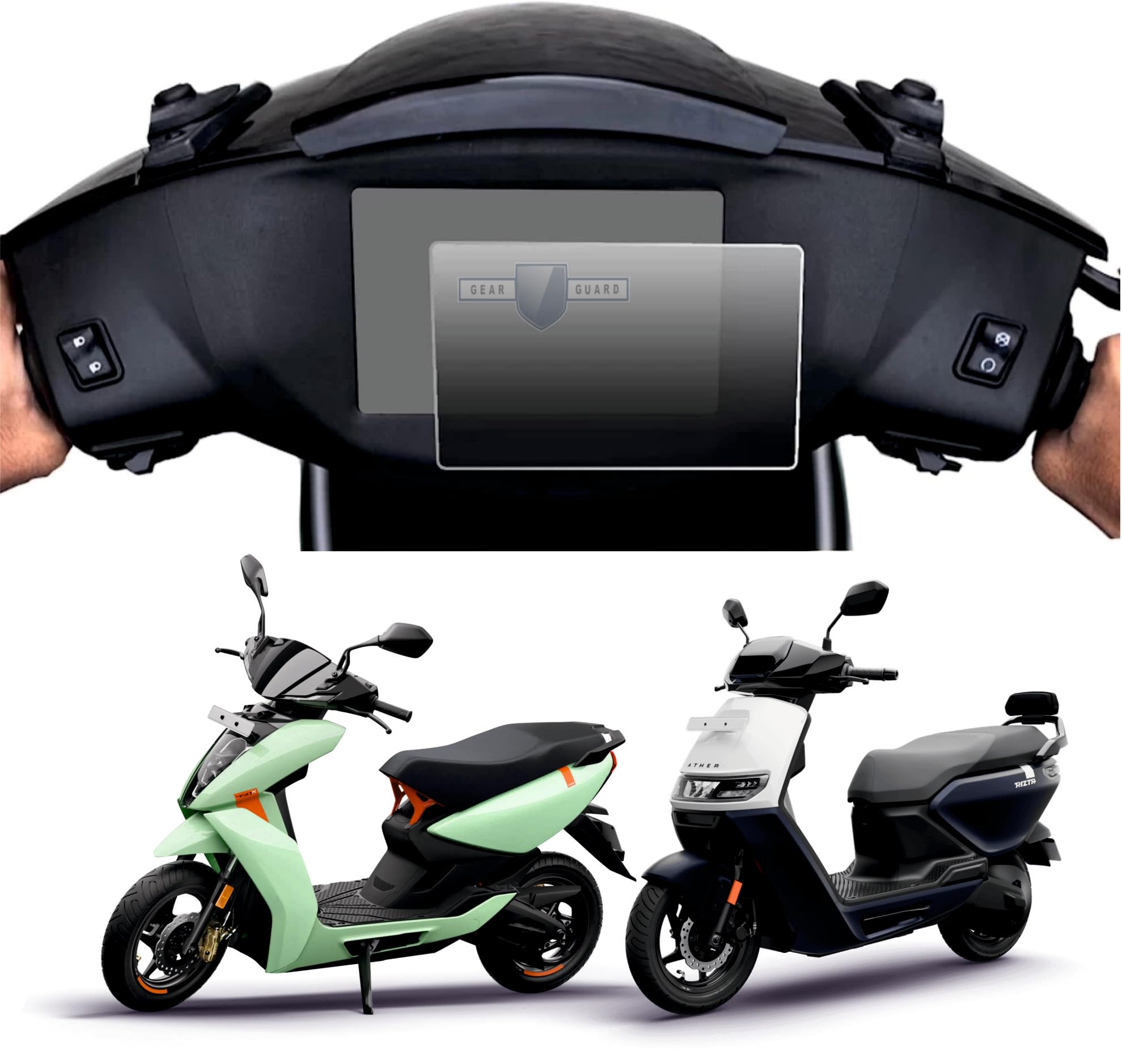 LF Hydrophobic Compatible For Ather 450X Accessories Electric Scooter Digital Console Screen Guard - Clear (B09DPHR72B) Amazon Price History, Amazon Price Tracker