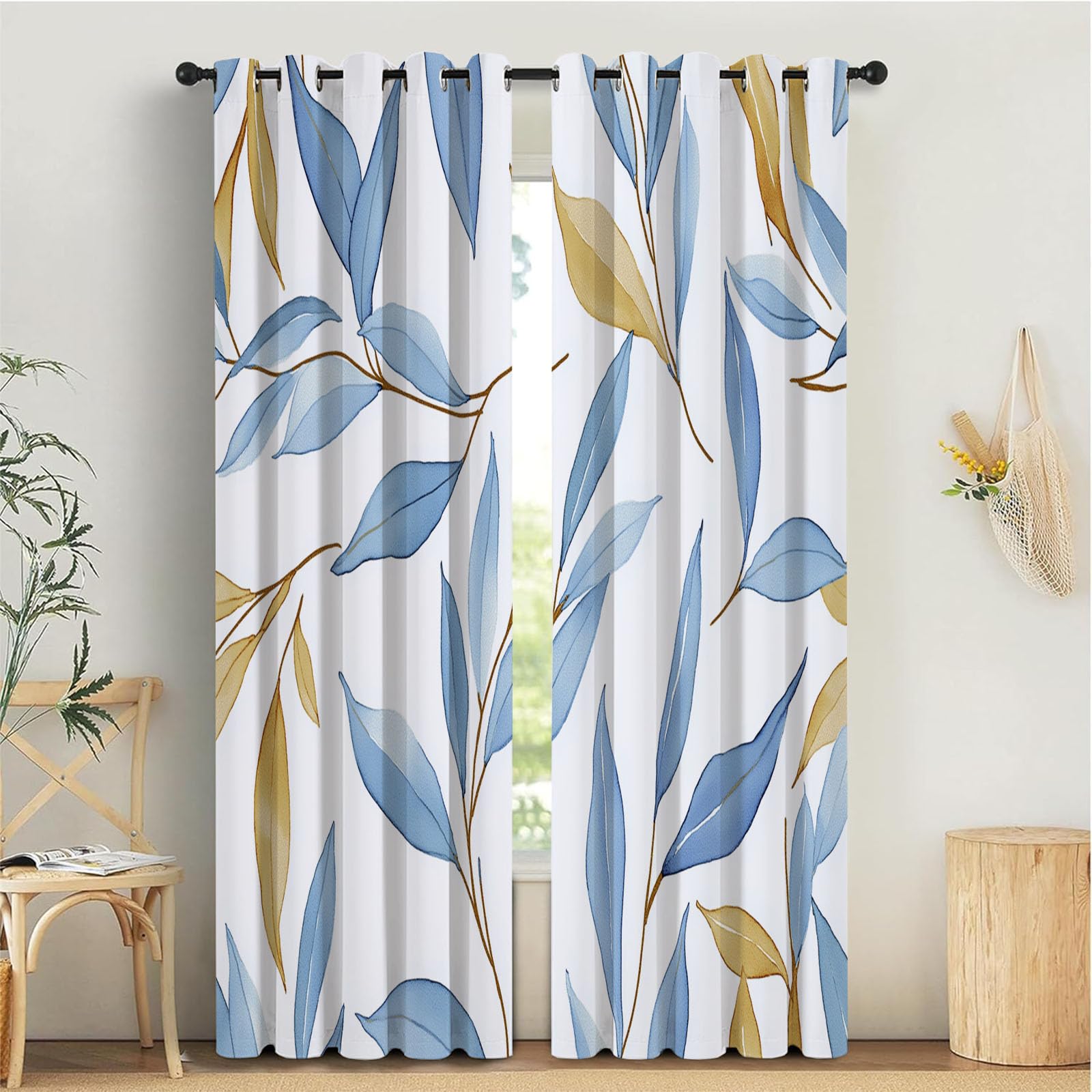 Rideaux salon moderne occultant pour tamiser la chambre et créer un cocon paisible