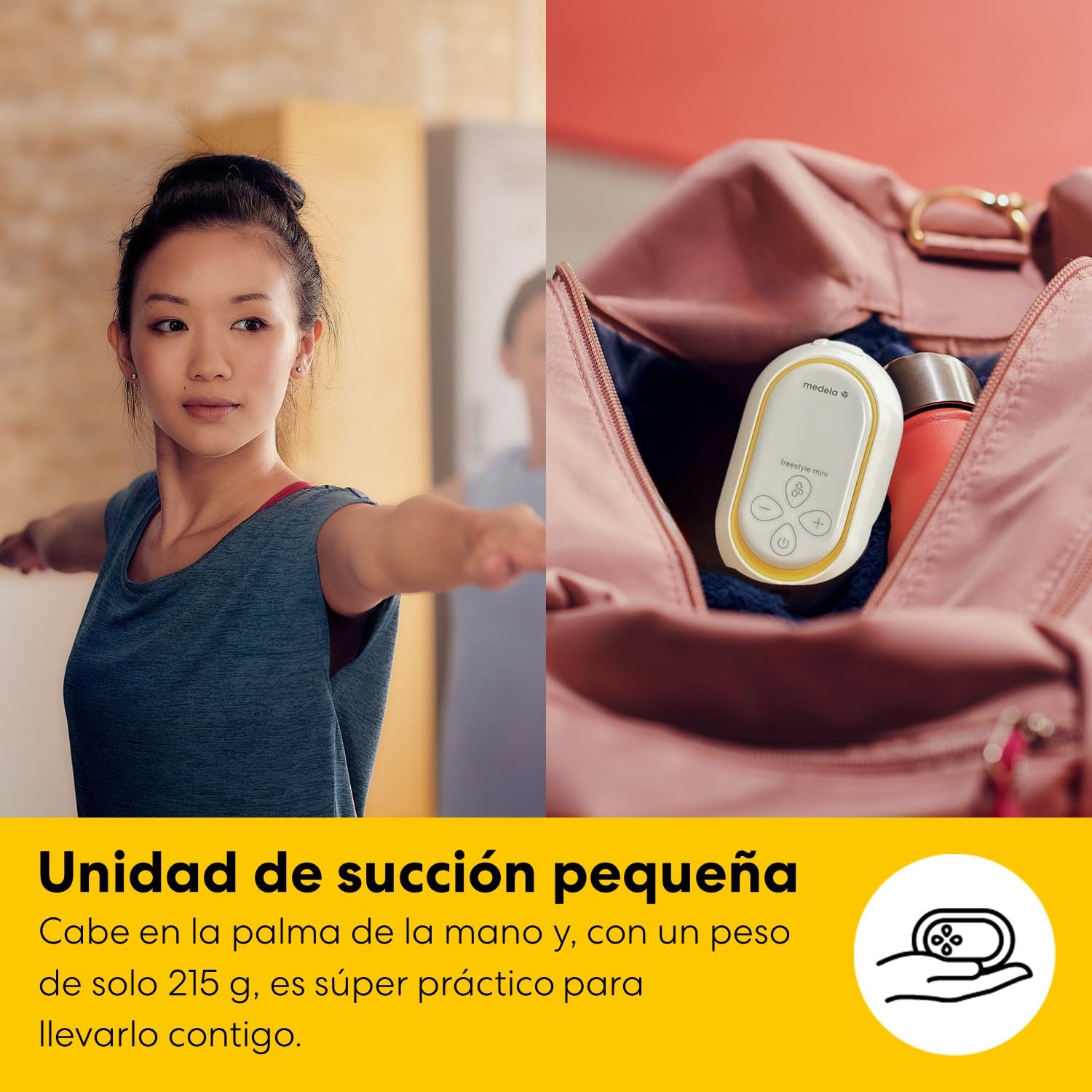 Medela Freestyle Mini Classic extractor de leche eléctrico doble con batería recargable