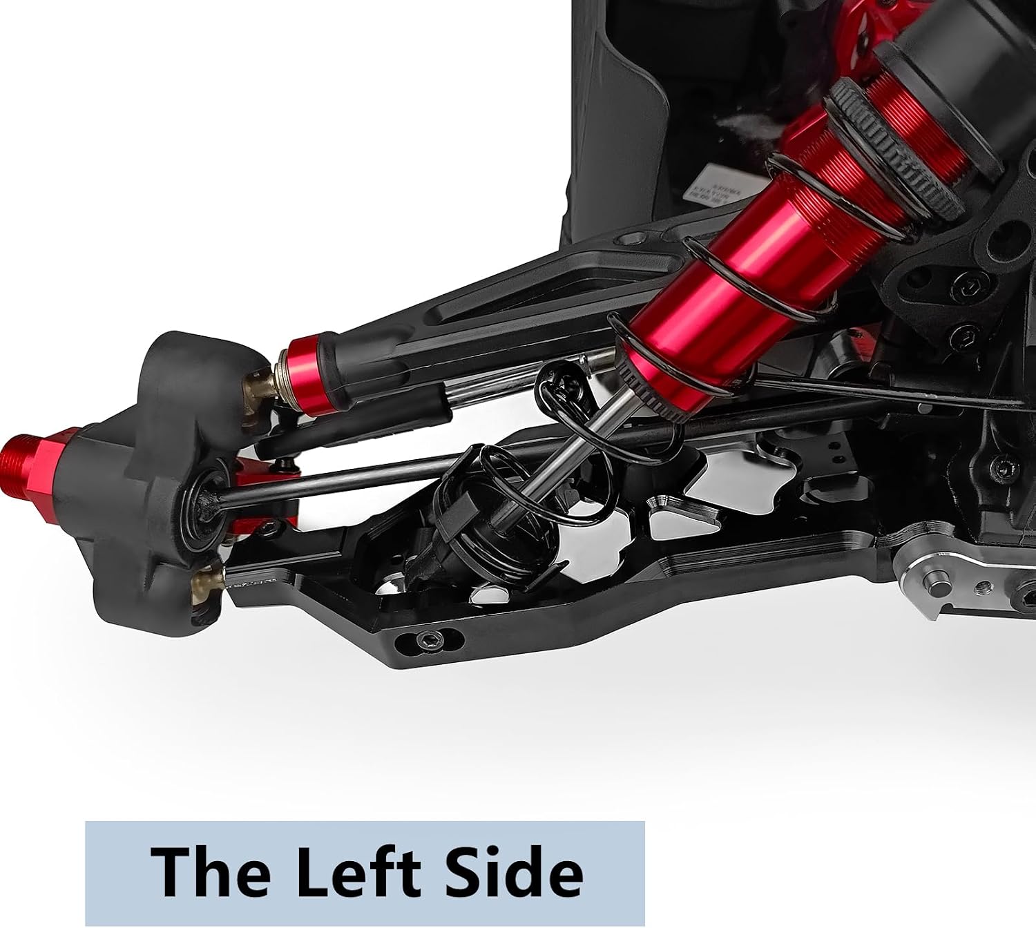 MORLORDY RC Front Lower Suspension Arms Aluminum Alloy Front A-arms Set for 1/5 Kraton 4WD 8S BLX ARA110002 Truck Upgrades