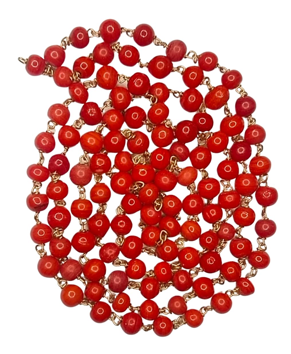 108 RED Artificial Coral Mala, Red Prayer Beads, Meditation 108 Beads Mala, Japa Mala. Sevvai/Angaragan/Murugan Japa Mala, Meditation & Yoga-image-21