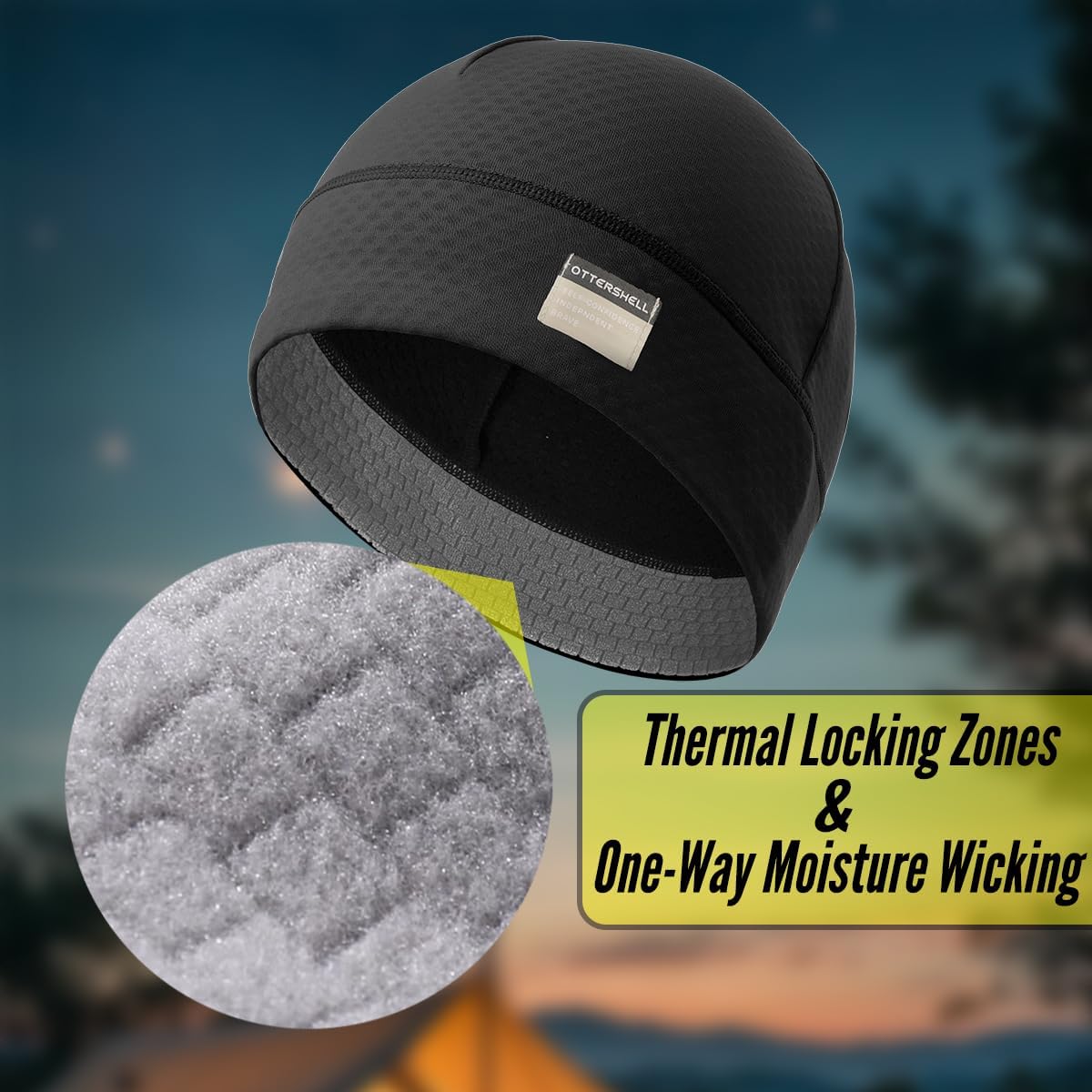 OTTERSHELL Beanie Skullcap for Men & Women,Thermal Lightweight Breathable for Running Skiing Sports Outdoor Casual Daily Wear - Image 5