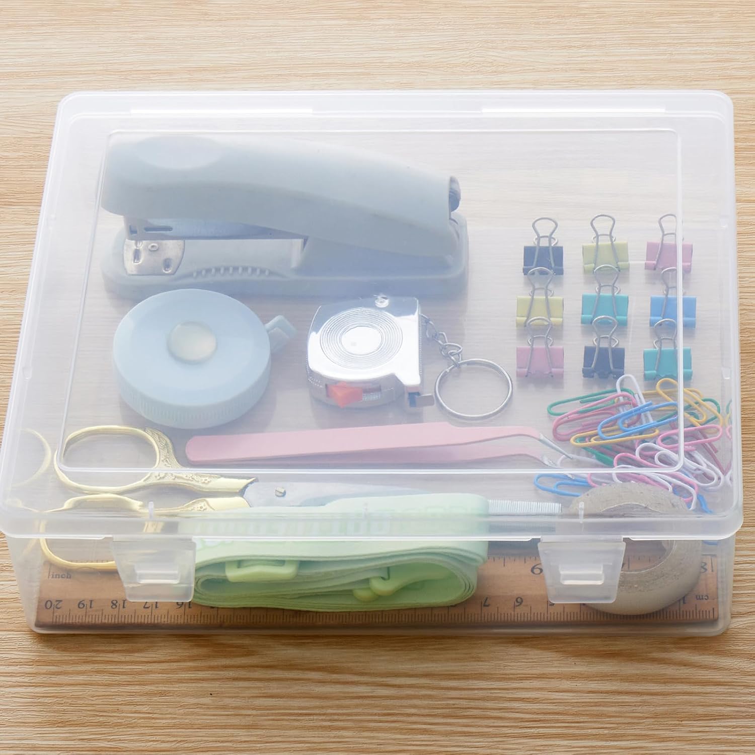 Bead Organizers & Storage, 2 Pcs Outer + 32 Pcs Inner Boxes | Mini Transparent Plastic, For Diamond Drawing, For Bracelet Making, For Nail DIY Craft Jewelry, For Battery Screw