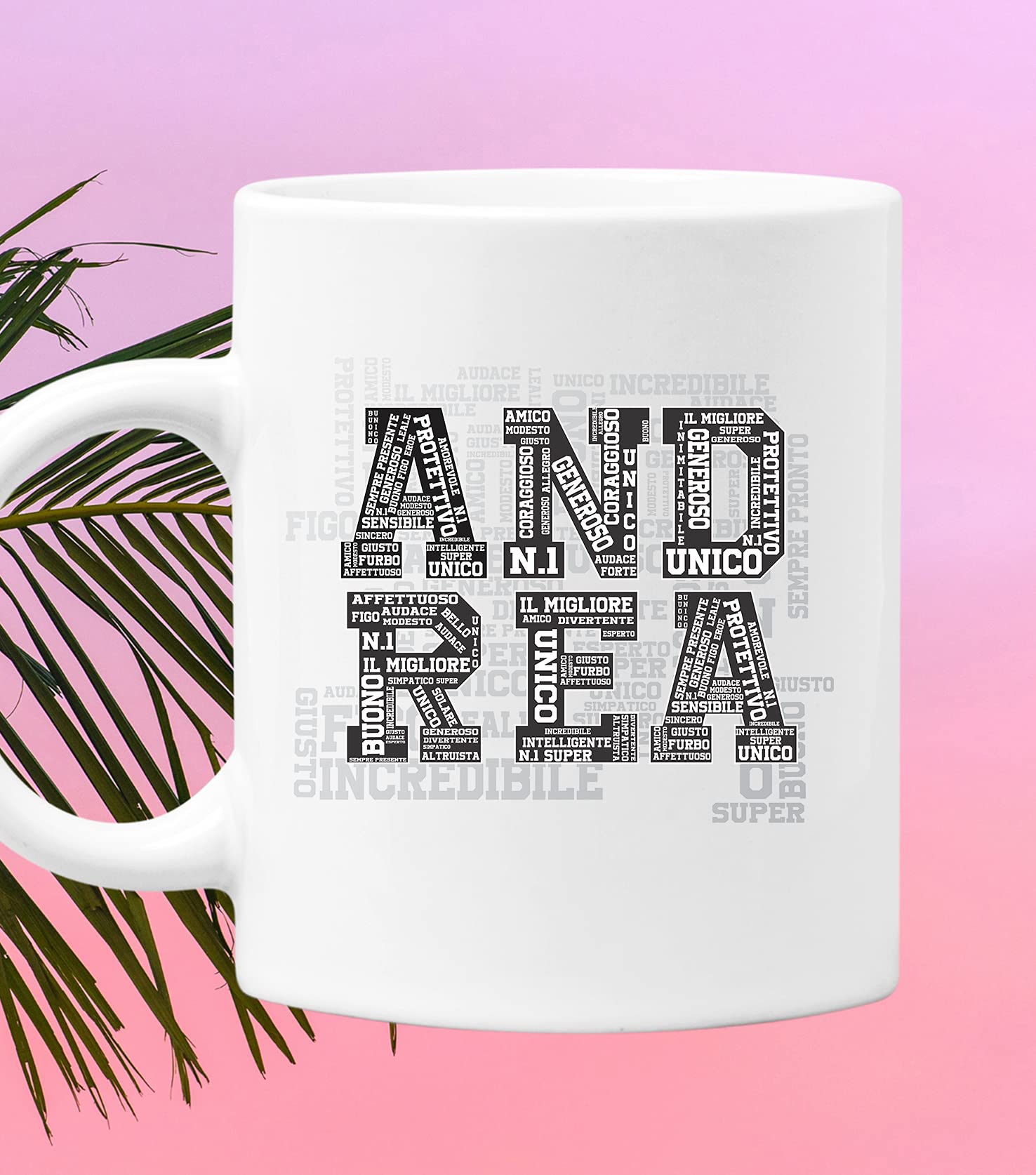 Tazza Divertente Per Il Compleanno Di Andrea | Ceramica Alta Qualità 11oz | Idea Regalo Originale Per Papà, Mamma E Amici