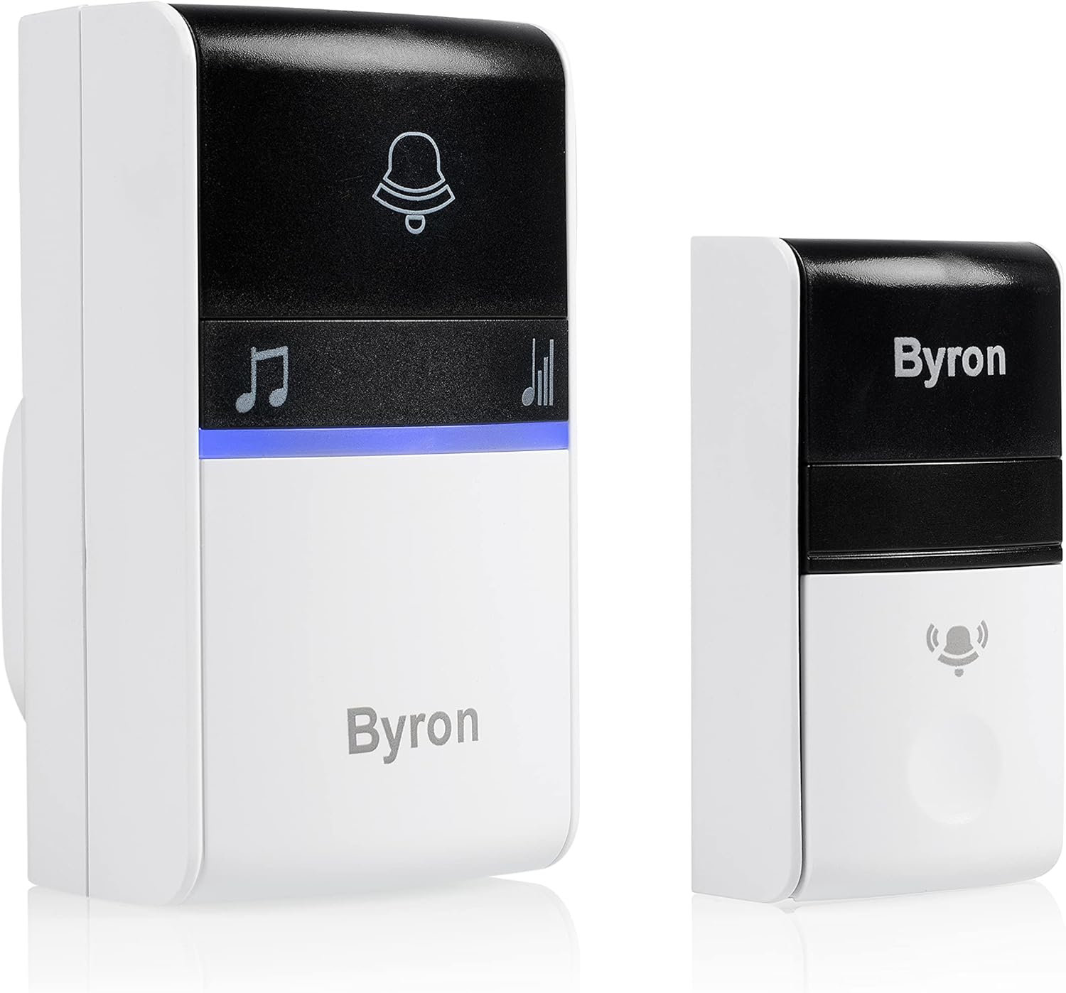 Byron DBY23412UK Wireless Portable Doorbell Set, 100m Range, 16