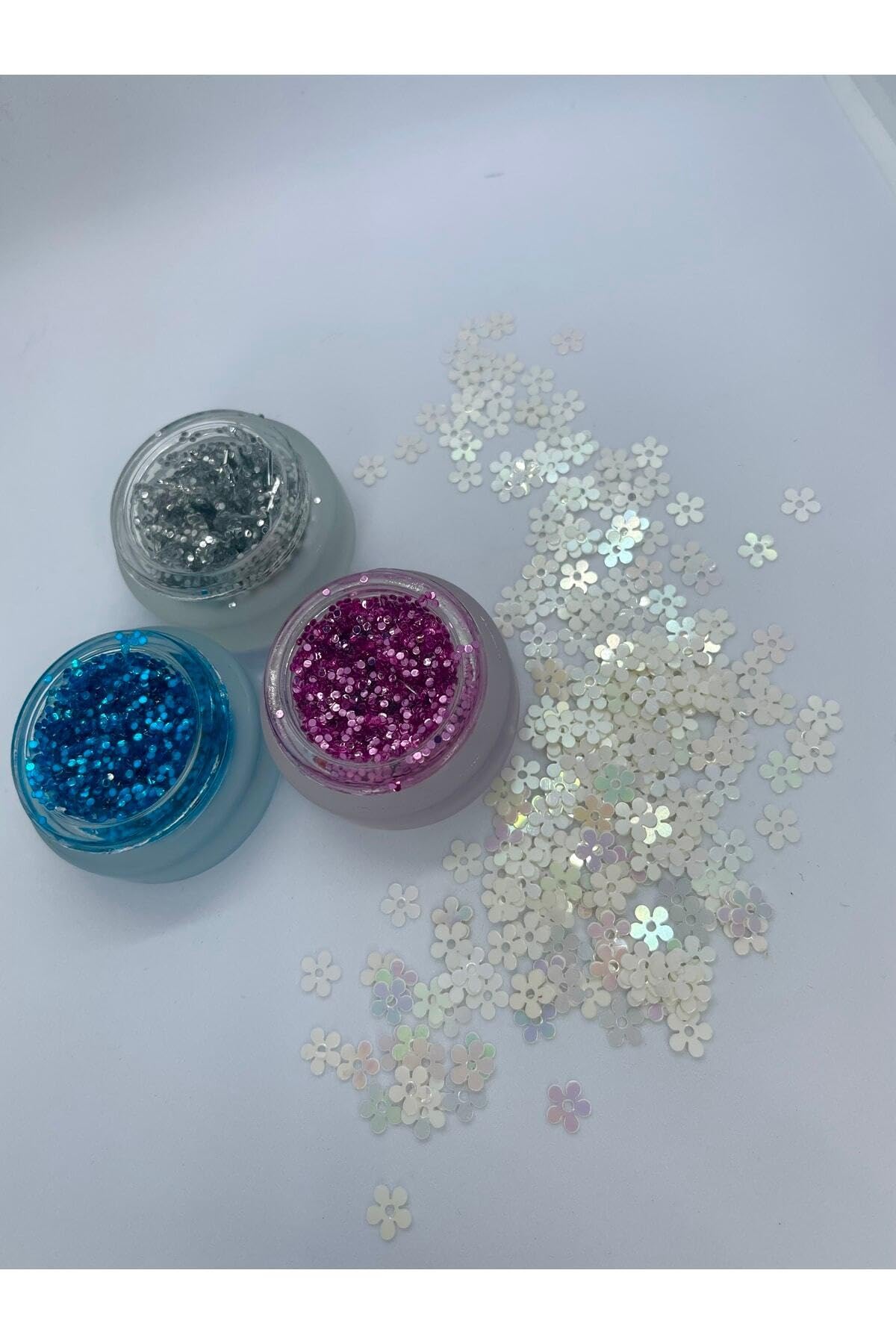 Hb Tasarım Lila Renk Işıltılı Jel Glitter - 10Gr, serashinegozfarı329
