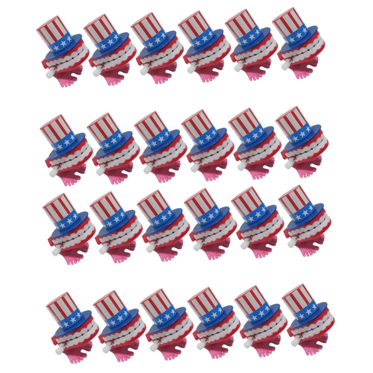 VICASKY 24 Pcs Wind up Toys Wind up Teeth Toddler Toys