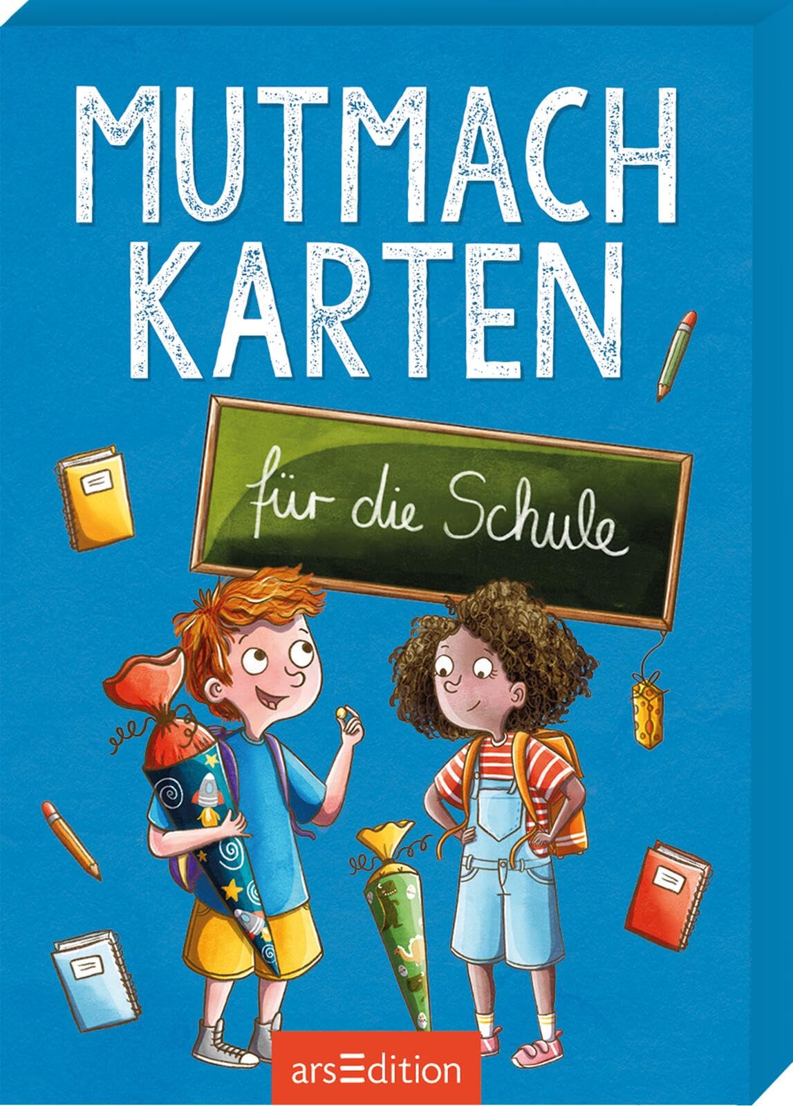 Arsedition Gmbh Mutmachkarten Für Die Schule: Kartenbox Mit 50 Affirmationskarten | Perfektes Geschenk Zum Schulanfang Für Kinder Ab 5 Jahren (Mutmurmeln)