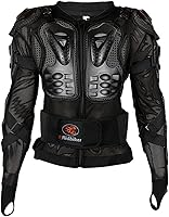 Vista 9 de RIDBIKER - Protector de blindaje desmontable, de cuerpo completo, para motocicleta, chaqueta de carreras, motocross, camisa protectora para pecho