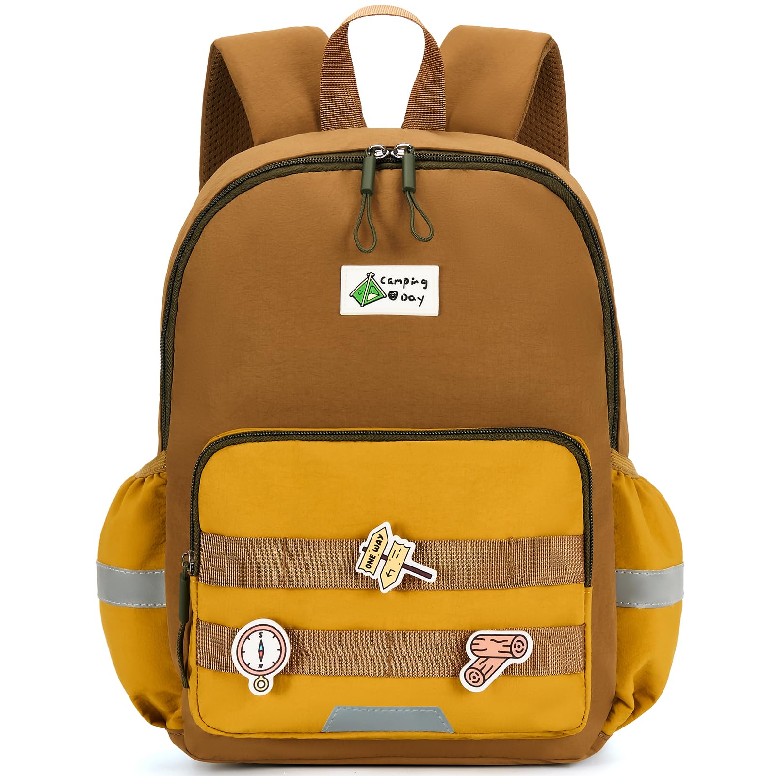PROTAURI Kinderrucksack mit Brustgurt Jungen Mädchen, Leichter Kindergartenrucksack mit Reflektierend Wasserabweisend, 11.6L Großer Stauraum für Kita & Outdoor, für 3-7 Jahre