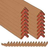 Vista 13 de Rubber Bond Protector de borde de esquina de pared, protectores de esquinas a prueba de bebés de 1 x 1 x 36 pulgadas, tiras de borde autoadhesivas