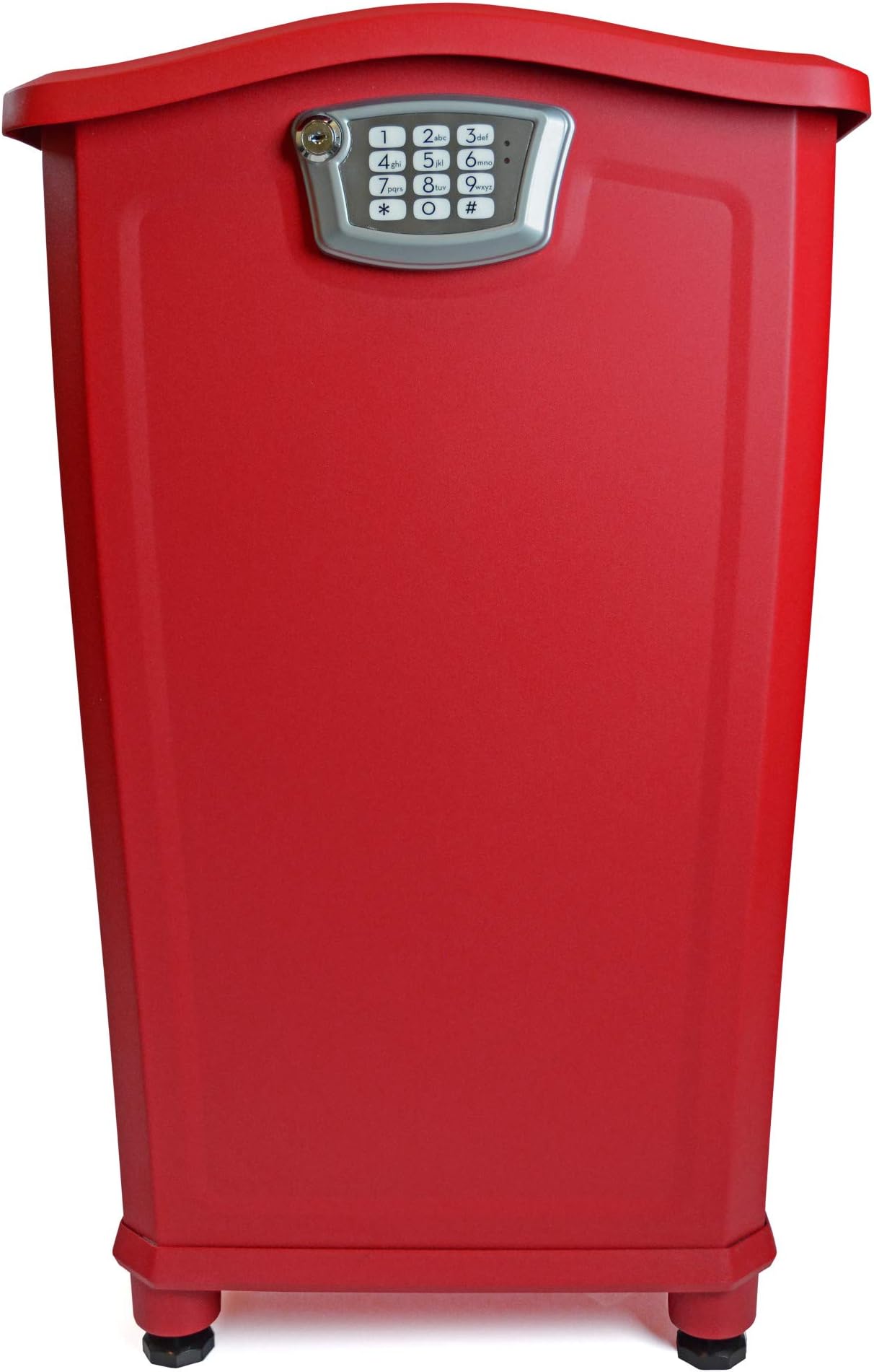 Architectural Mailboxes 6950R elephantrunk II Locking Dropbox in Red Parcel Drop, Extra Large
