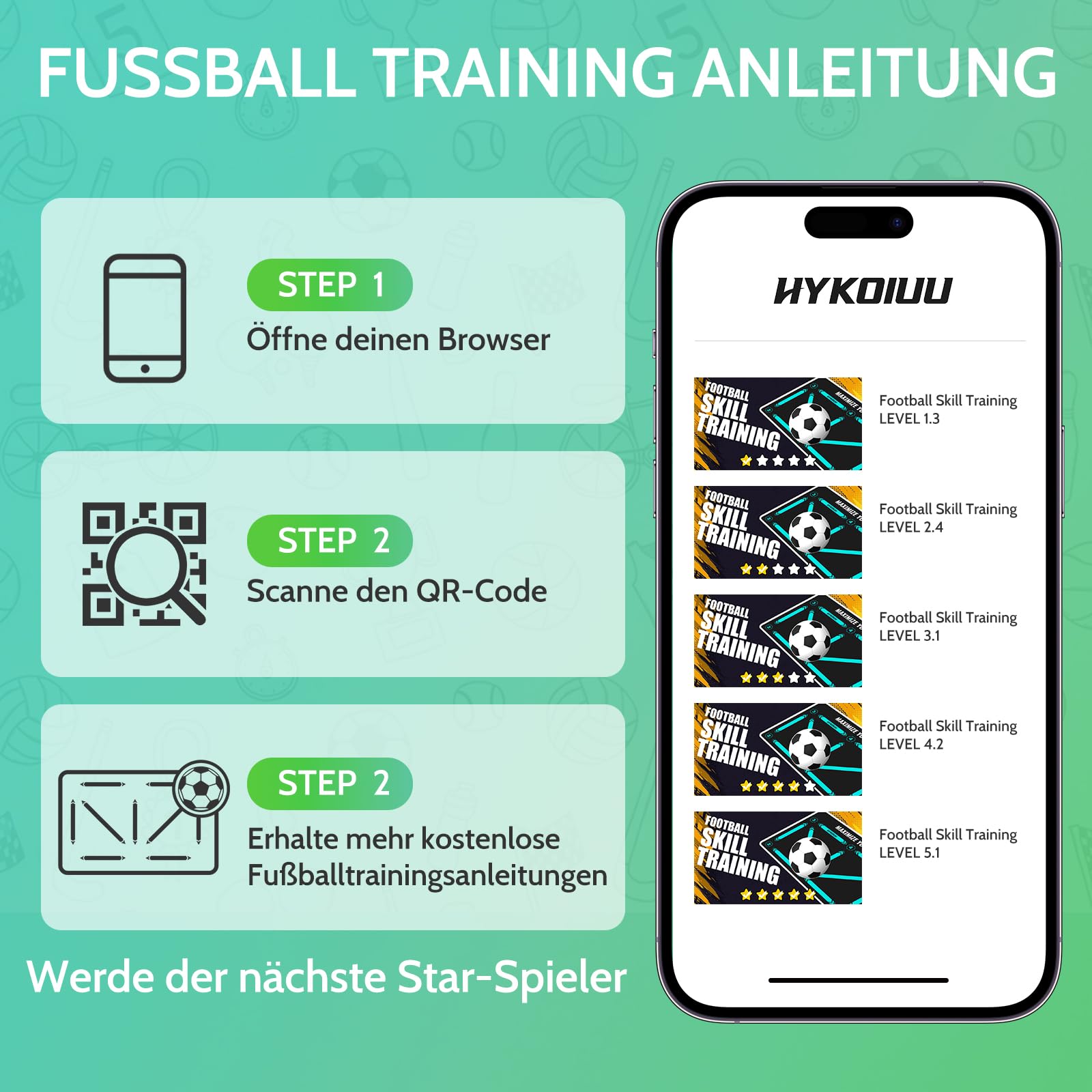 Fussball Matte Mit Fussballtrainer 90x60cm Rutschfest Silent Fussballmatte Training Kinder – Trainingsmatte Für Ballkontrolle & Schritt-übungen Stoßdämpfende Fußball Trainingsmatte Trainingszubehör