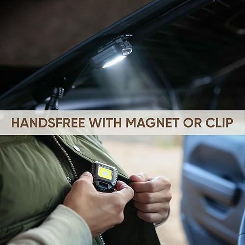 Miniatura 3 de Energizer Jeep MP-450 - Linterna frontal recargable, ultra brillante LED recargable con luz blanca, roja, verde, resistente al agua para exteriores,