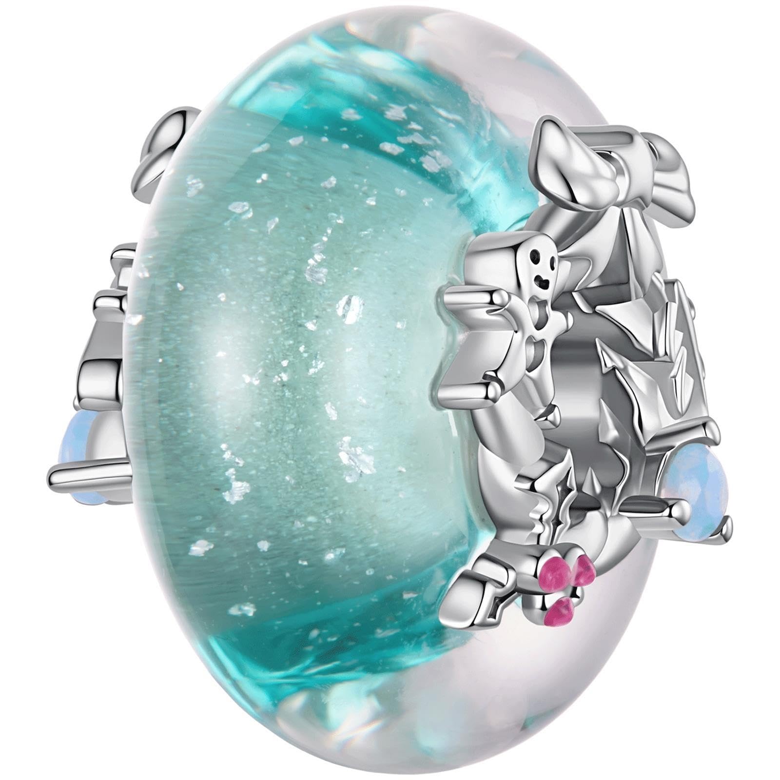 Plata 925 Fiesta Campana Guirnalda Charm for Pandora