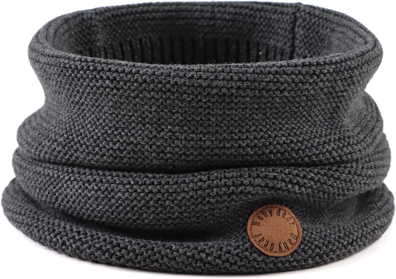 Peecabe Baby Boys Knitted Scarves Warm Toddler Girl Infinity Scarf Kids Soft Chunky Neck Warmer for Fall Winter