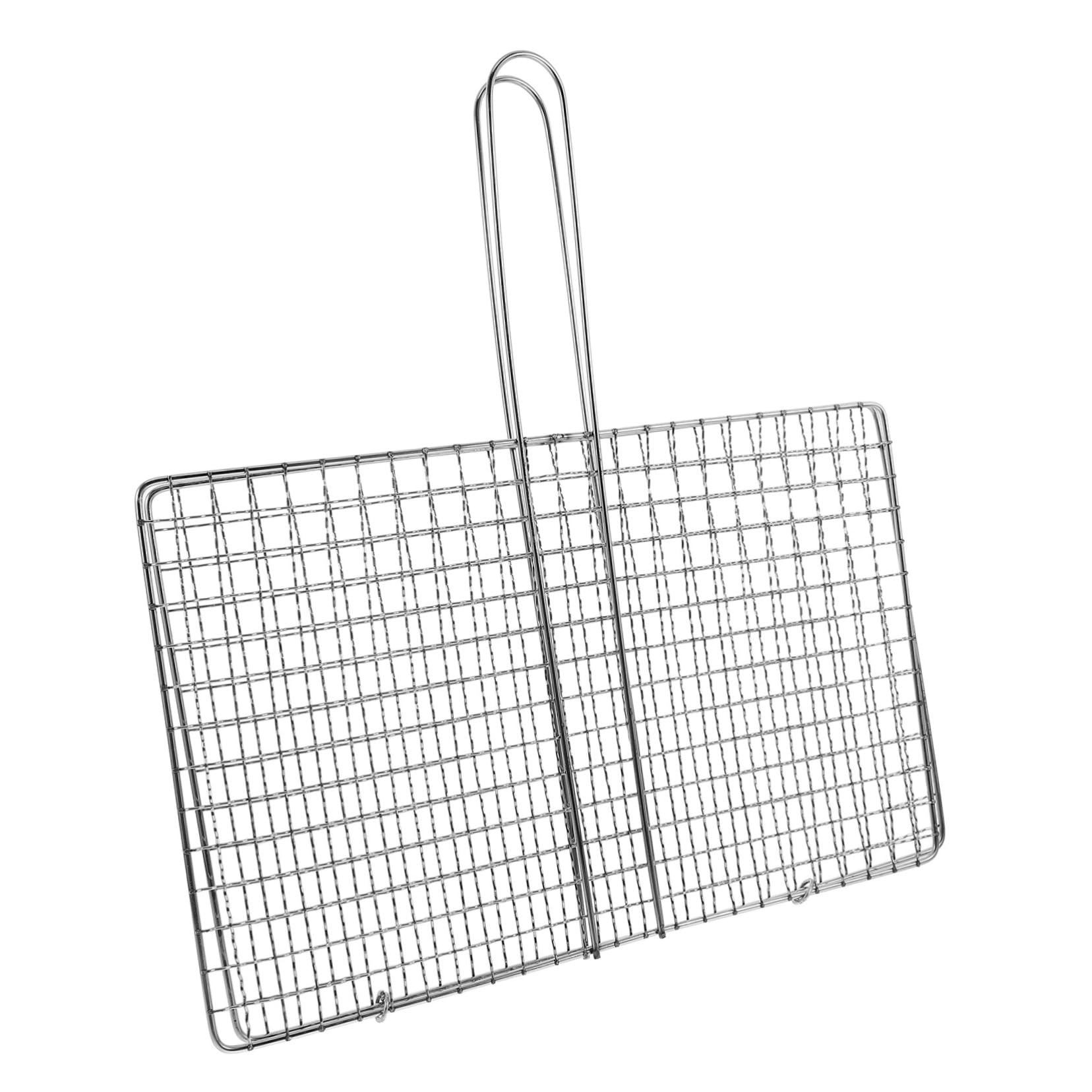 Happyyami Grill Accessory Set Bbq Tongs Fish Grilling Rack Shrimp Clip Barbecue Grill Tools