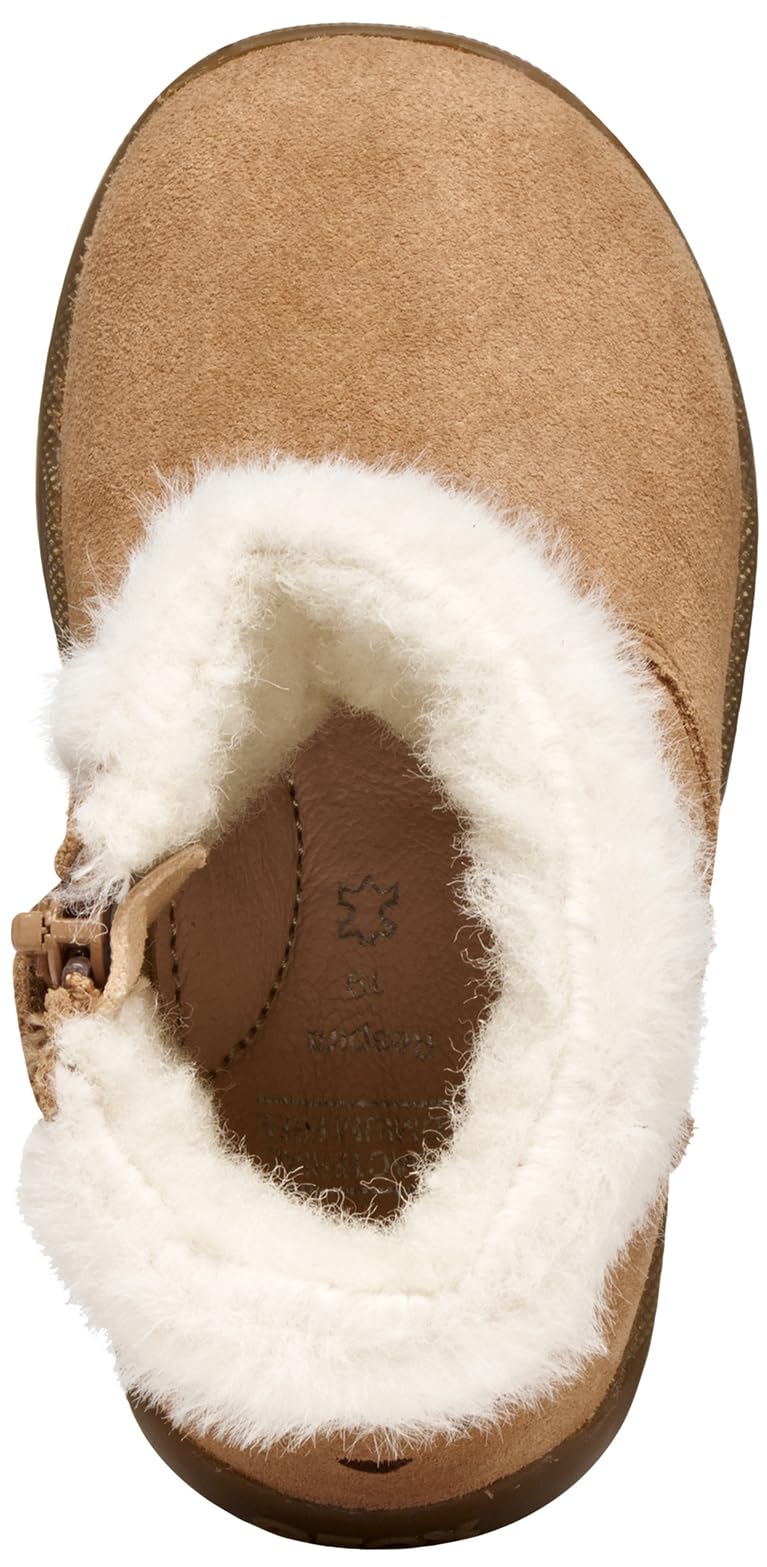 Geox Garçon Fille B Macchia Girl First Walker Shoe, Cognac, 26 EU