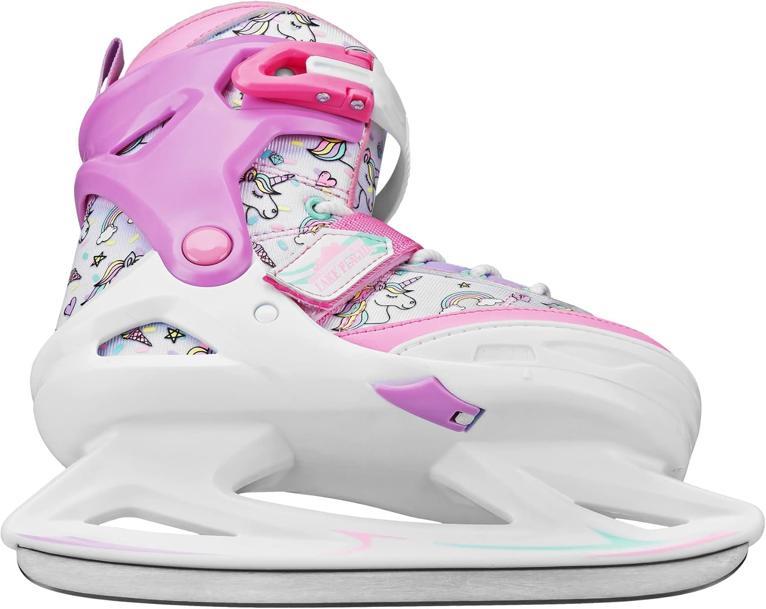 Lake Placid Monarch Girl's Adjustable Ice Skate : Sports & Outdoors