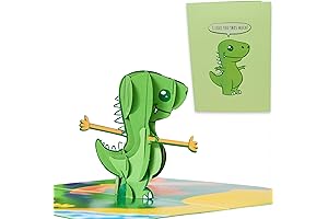 Dirty Pop Cards, Valentines Day Greeting Card "I Love You This Much"...