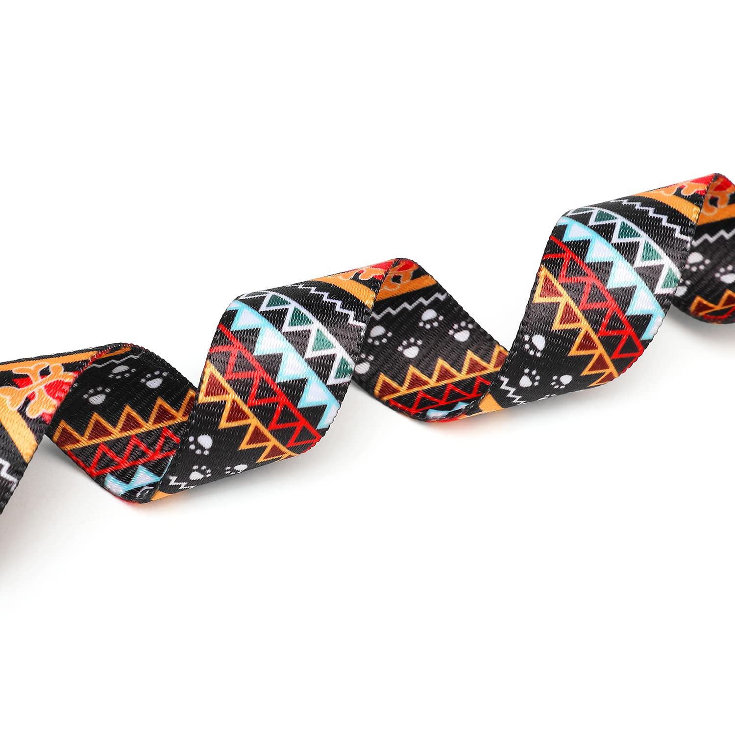 Mercano Collar ajustable para perro, patrones de diseño especial, nailon suave, cómodo y duradero, para perros pequeños, medianos y grandes (S, oro étnico) — view 5