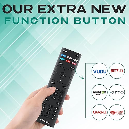 Miniatura 4 de PHILCO Control remoto universal para VIZIO Smart TV, XRT140 XRT136 XRT260 XRT270 Reemplazo remoto para todos los televisores VIZIO, control remoto