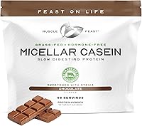 Vista 8 de Muscle Feast Proteína de caseína micelar alimentada con pasto, sin hormonas, proteína de caseína de digestión lenta - Apoya la recuperación muscular