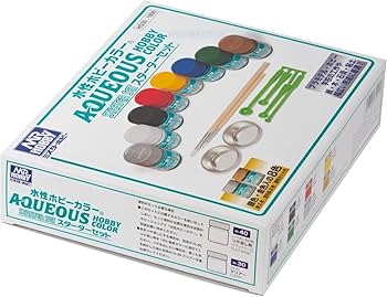 Amazon | GSIクレオス 水性ホビーカラー スターターセット 模型用塗料