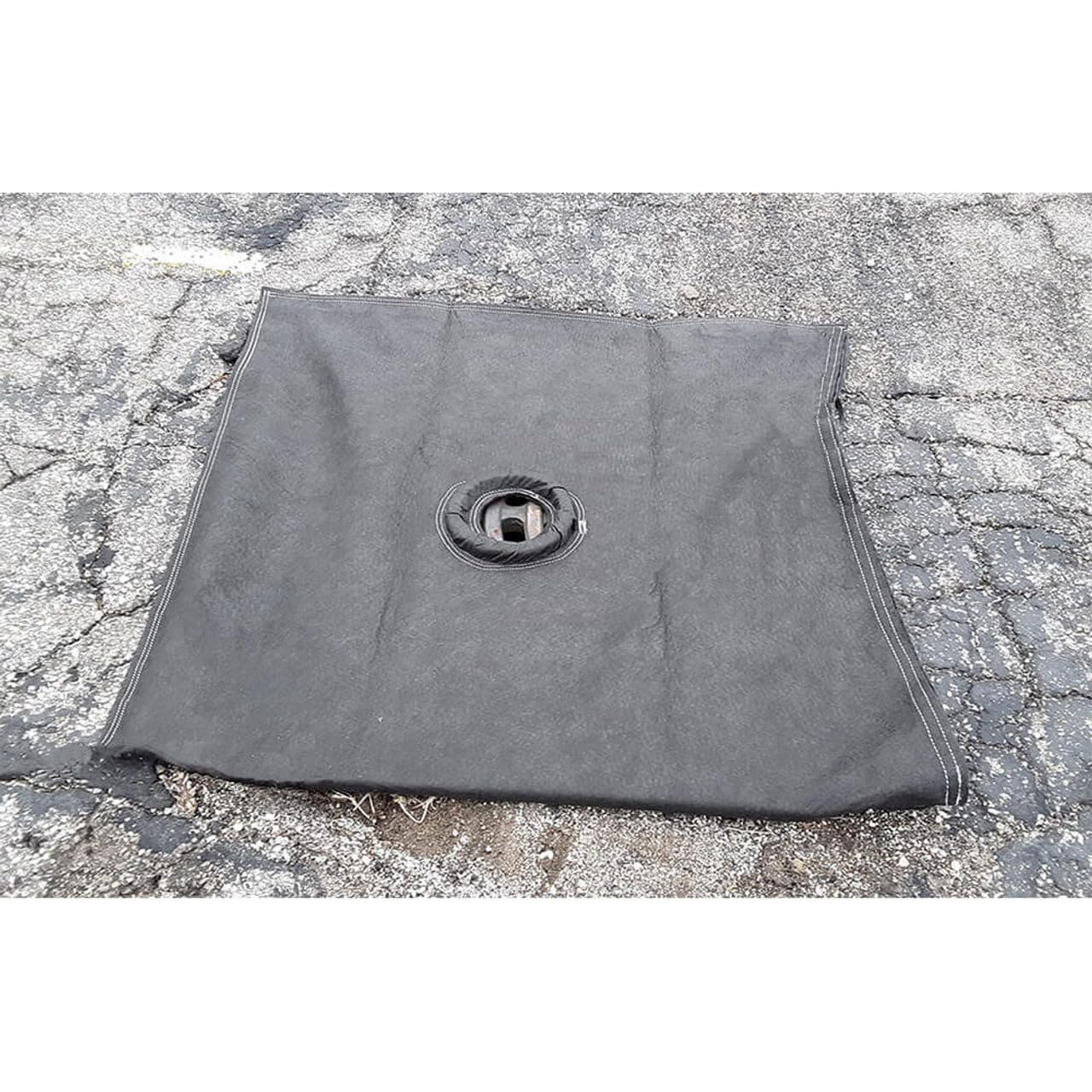 ENPAC Grate Guardian Above-Grate Filter, Black, Catch Basin Filter for Stormwater Sediment and Debris Removal (36"x36")