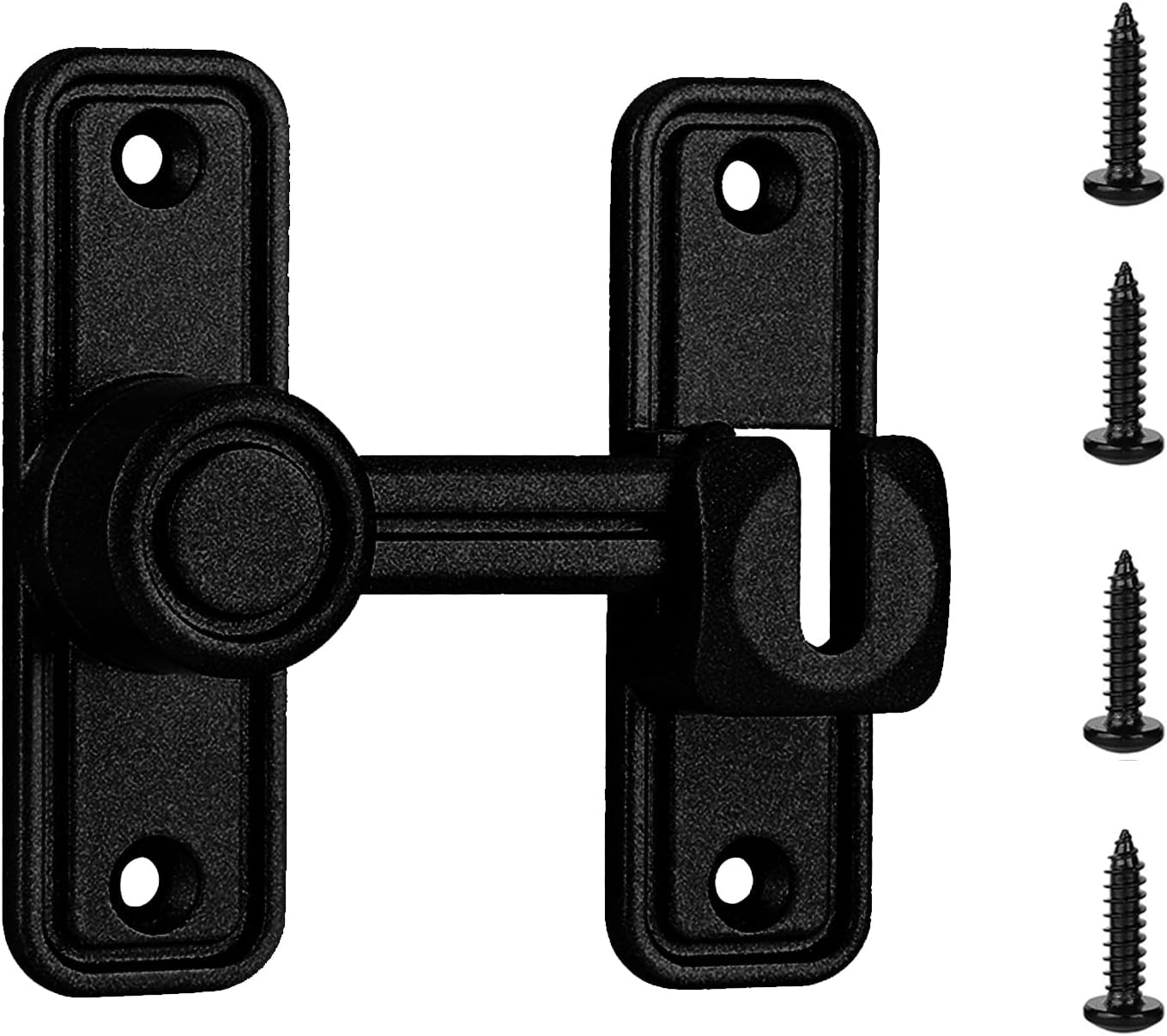 Barn Door Lock Latch, 90 & 180 Degree Heavy Duty Barn Door Latch Hardware Barn Door