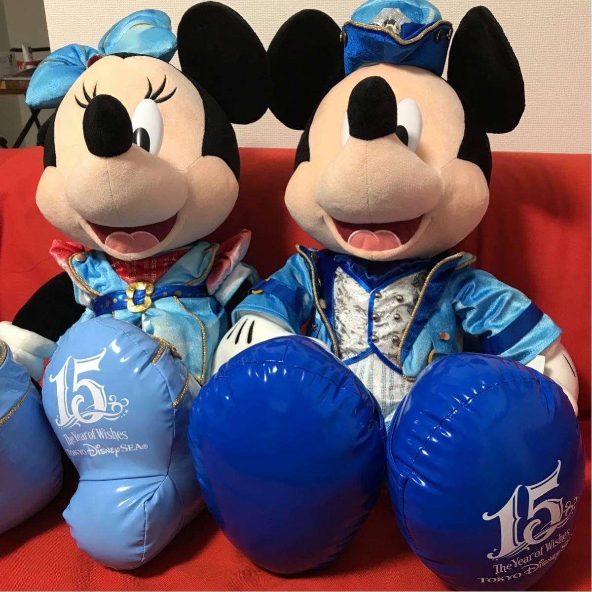 人気ブラドン ディズニーシー15周年 ミニーマウス ｂｉｇサイズ ぬいぐるみ 特大 ぬいぐるみ Csjla Pe