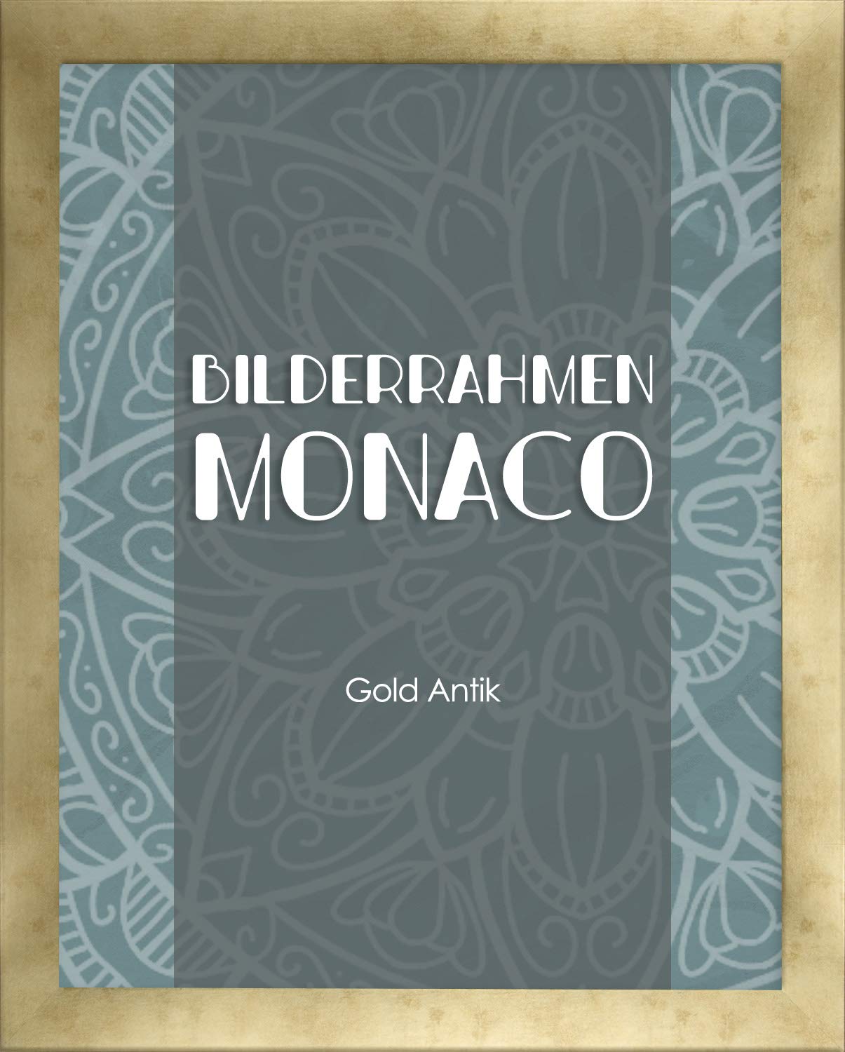 Fotorahmen Monaco 50x70 cm Bilderrahmen Gold Antik Posterrahmen