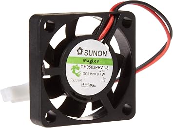 Case with Fan, White ABS