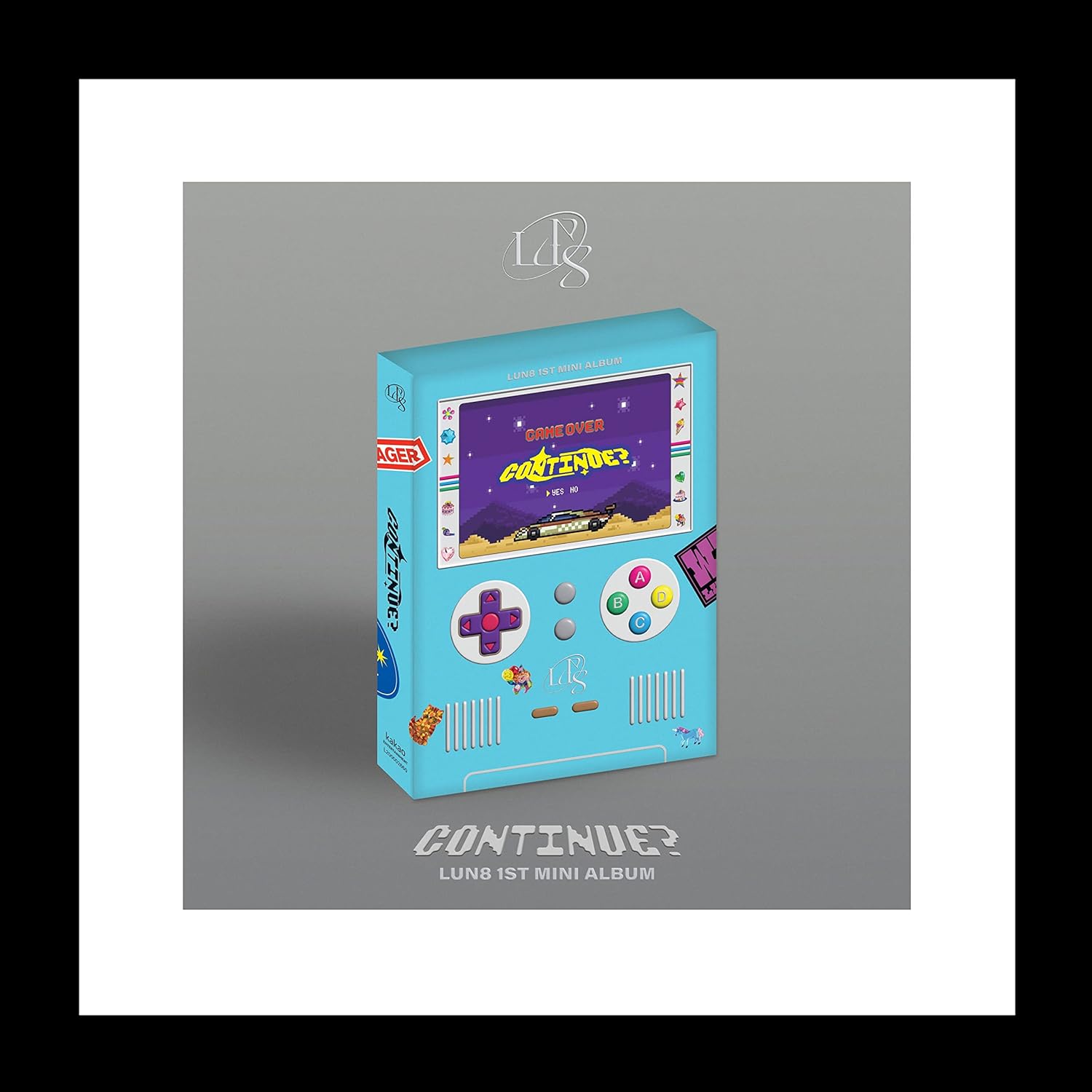 LUN8 CONTINUE? 1st Mini Album CD+POB+Photobook+Lyrics book+Sticker+Member profile&DIY letter+Photocard+Tracking Sealed (SET(I+WE))