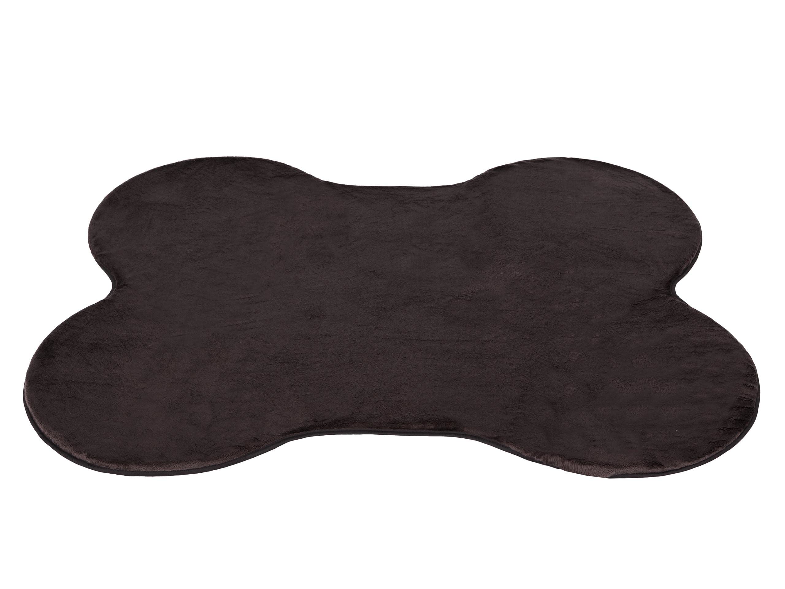 Colchoneta para perros, colchón, cojín, cojín para perros, cama para mascotas, sofá, cama para animales, cama suave, tamaño: L – 105 x 80 cm, marrón