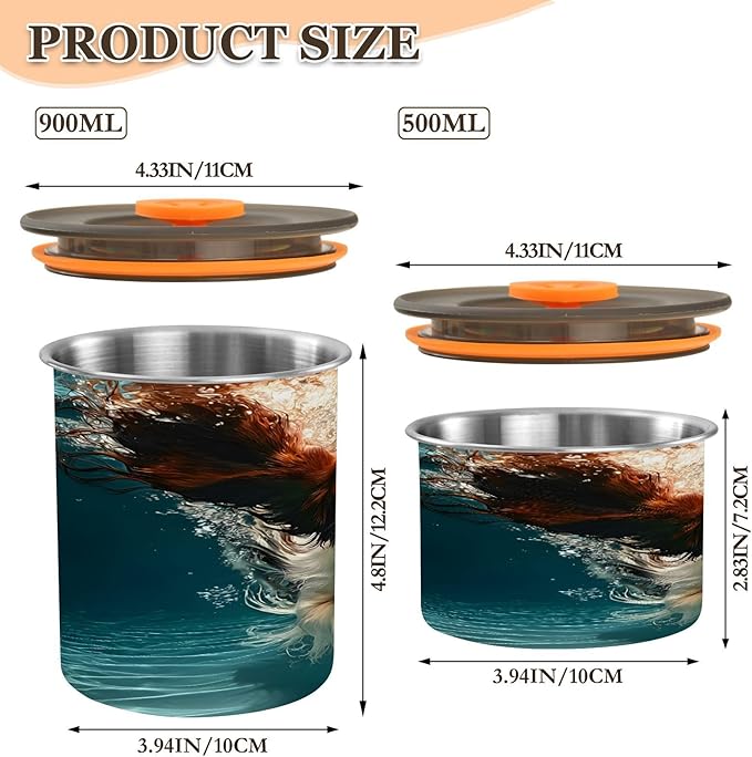 Almacenador de Alimentos Acero Inoxidable 0.5L ALAZA miniatura 3