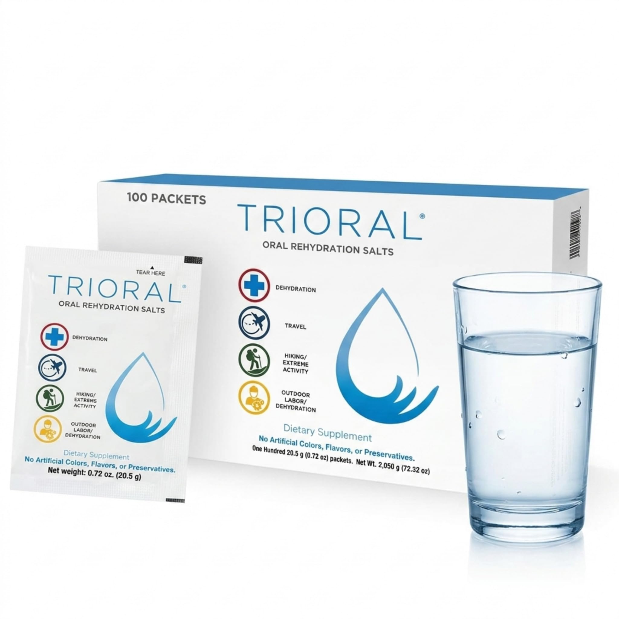 TRIORAL Electrolyte Powder Oral Rehydration Salts