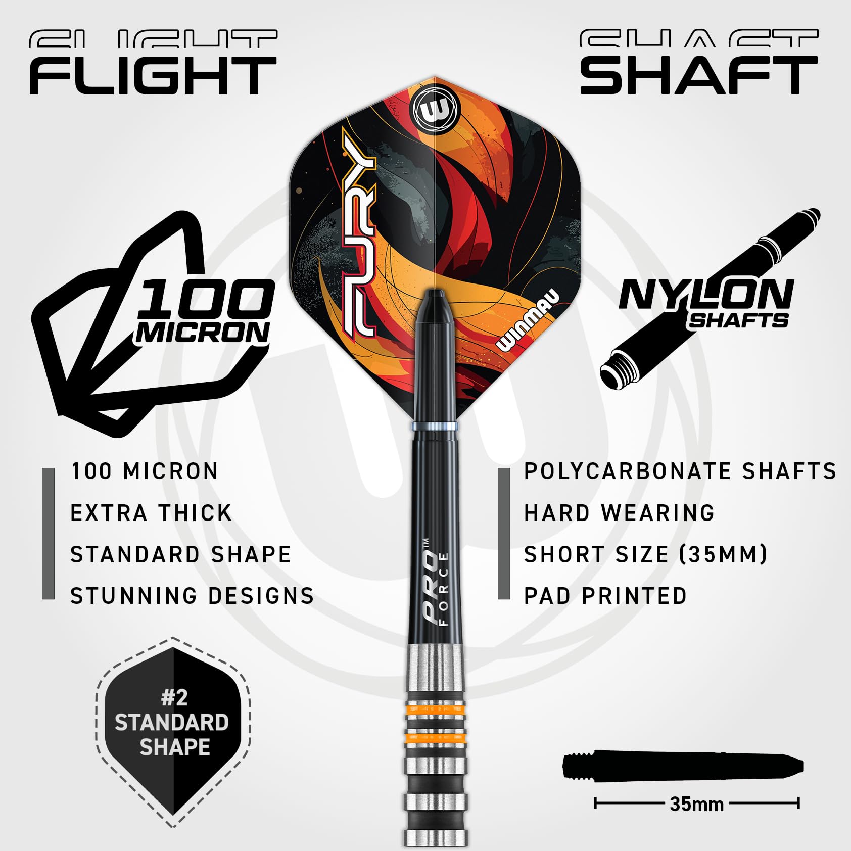 Amazon.co.jp: Winmau Fury 24g タングステンダーツ プリズムフライト