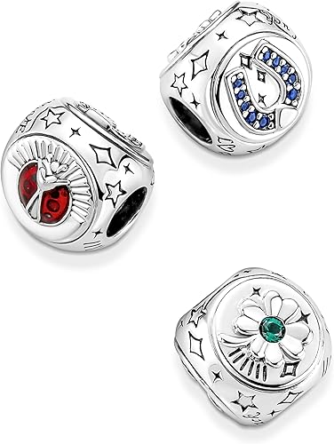 Miniatura 4 de Charm Pandora 790100C01 tres caras, Plata esterlina