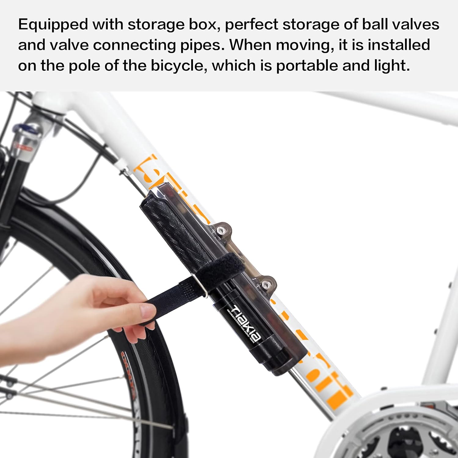 Tiakia Mini Bike Pump High Pressure Pump Light 260PSI - Frame Pump fit Presta, Schrader & Woods Valves, Aluminum Alloy Durable Tire Bicycle Pump for Road/Mountain/BMX Bikes, Include Needle for Balls : Sports & Outdoors