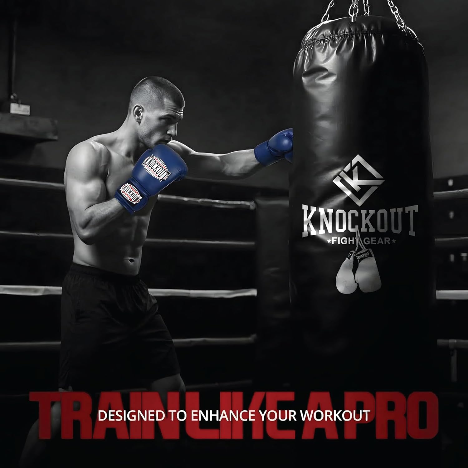 Boxing Gloves for Men & Women – Maya Hide Leather Training & Sparring Gloves for Muay Thai, MMA & Kickboxing, Heavy Bag & Pad Work, Breathable Ventilated Palm Design