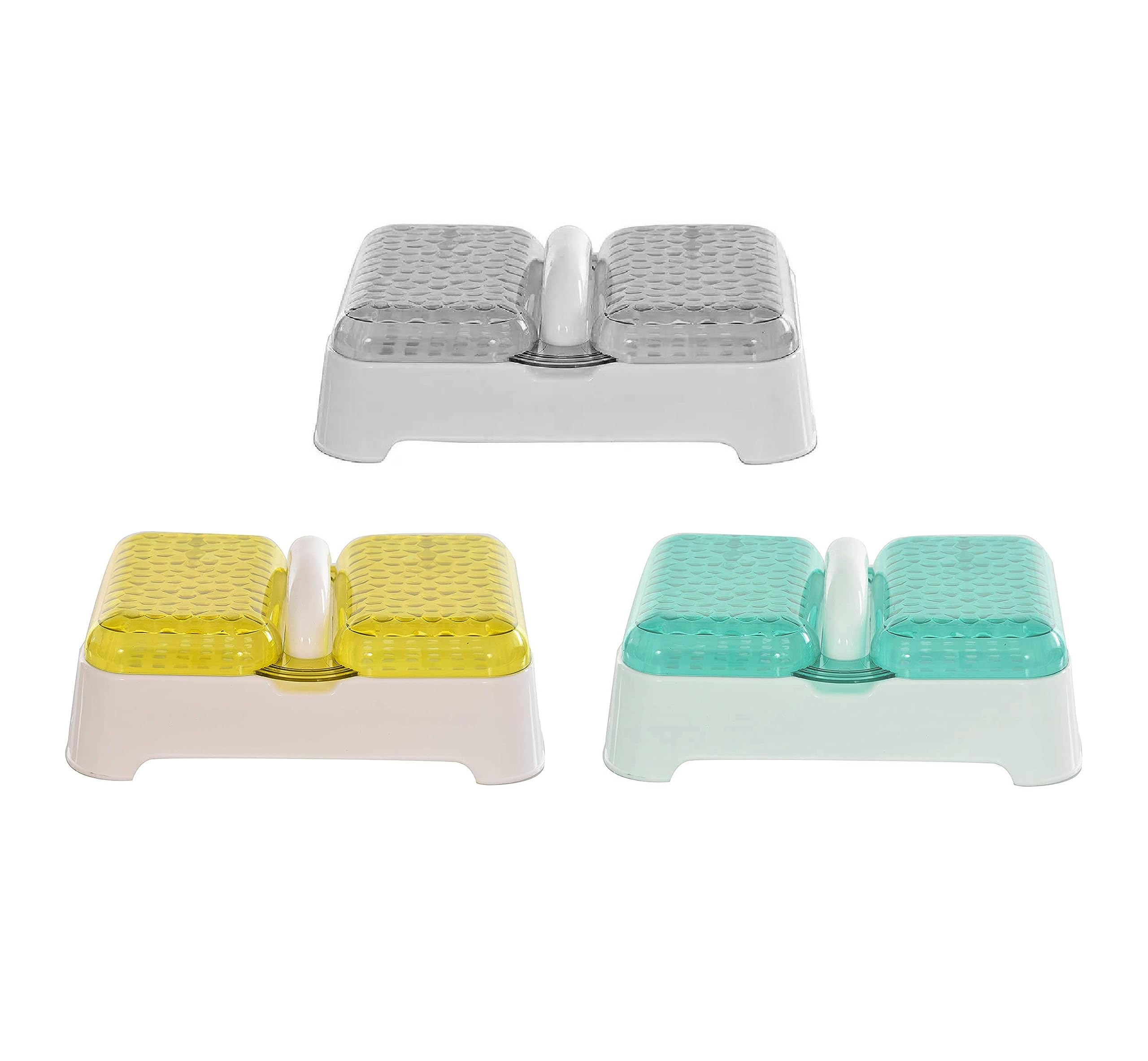 PASSPASS Plastic Medium Size Double Sealed Drain Soap Dish Tray Holder with Handle & Lid Cover Box Case Soap Holder (Pack of 3) (Random Color Will Be Sent) (B09L8LQS16) Amazon Price History, Amazon Price Tracker