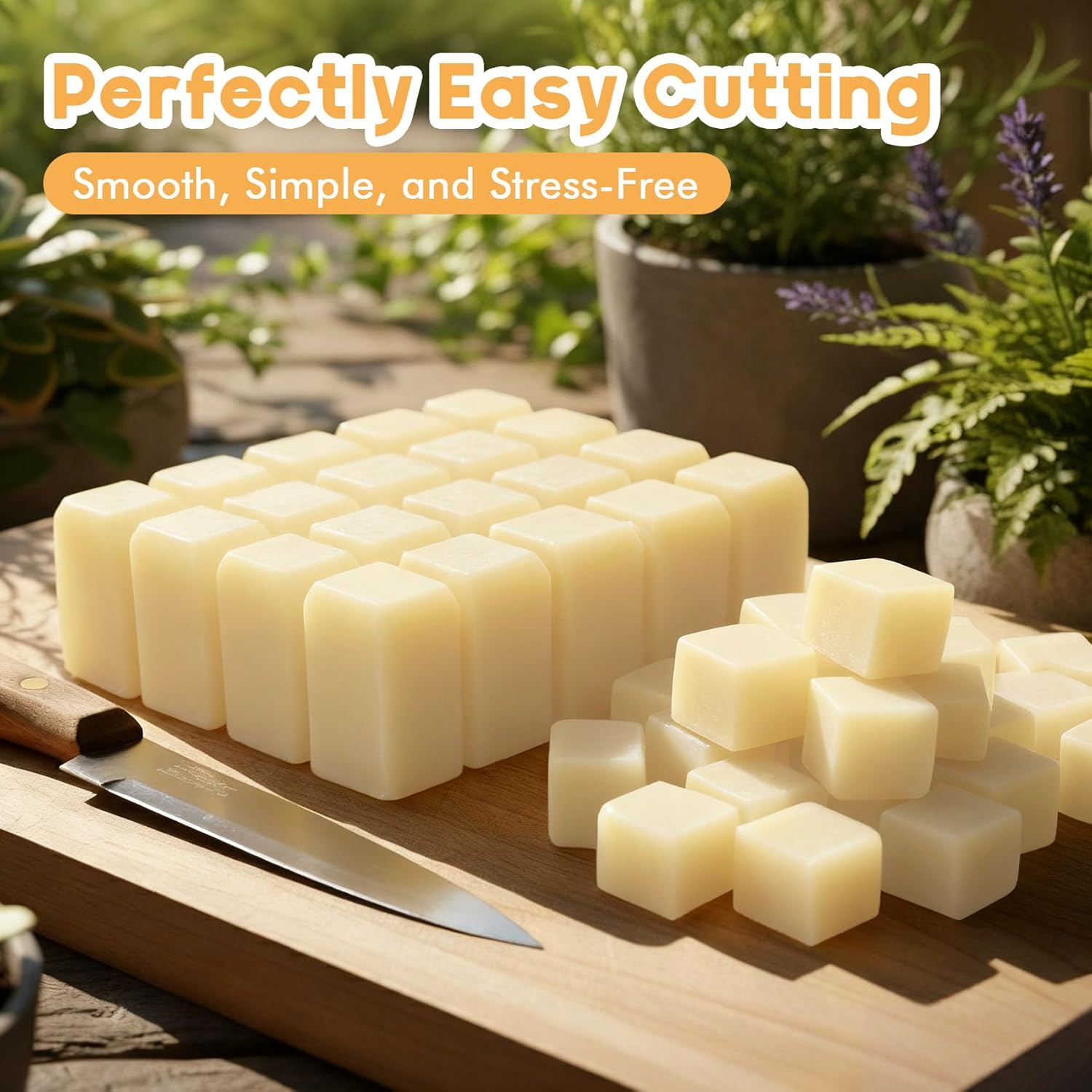 EDSRDRUS 10lb Unscented Melt and Pour Soap Base, Fragrance-Free Glycerin Soap Making Supplies for DIY Crafting – Smooth Melt, Rich Lather, Moisturizing (Shea Butter, 10 Pound)