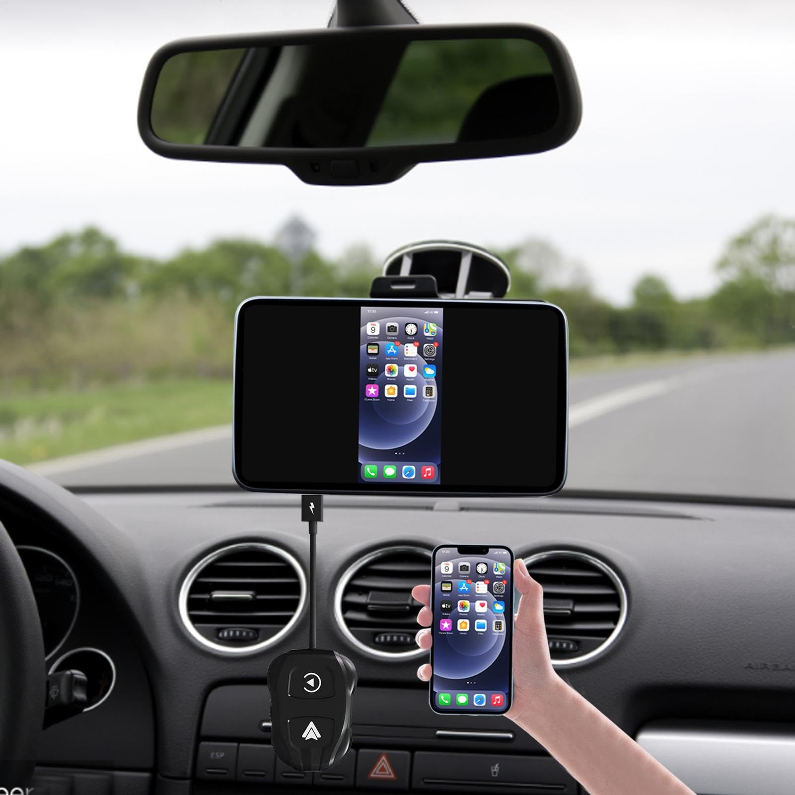 Convertisseur automatique, adaptateur automatique Émetteur de voiture 2 en
