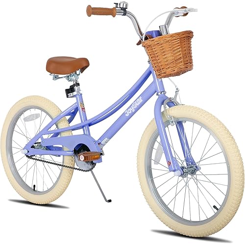 JOYSTAR Girls Bike for 2-12 Years Old Toddlers and Kids, 12" 14" 16" 18“ 20" Retro Style Kids Bike with Training Wheels, 18 20 Inch Children Bicycle with Kickstand